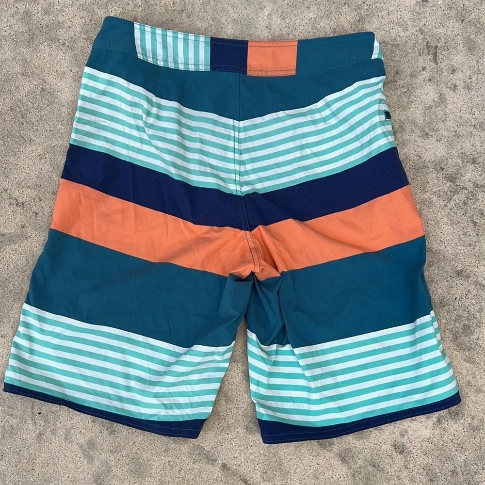 Patagonia Men's Wavefarer Striped Boardshorts Size 30